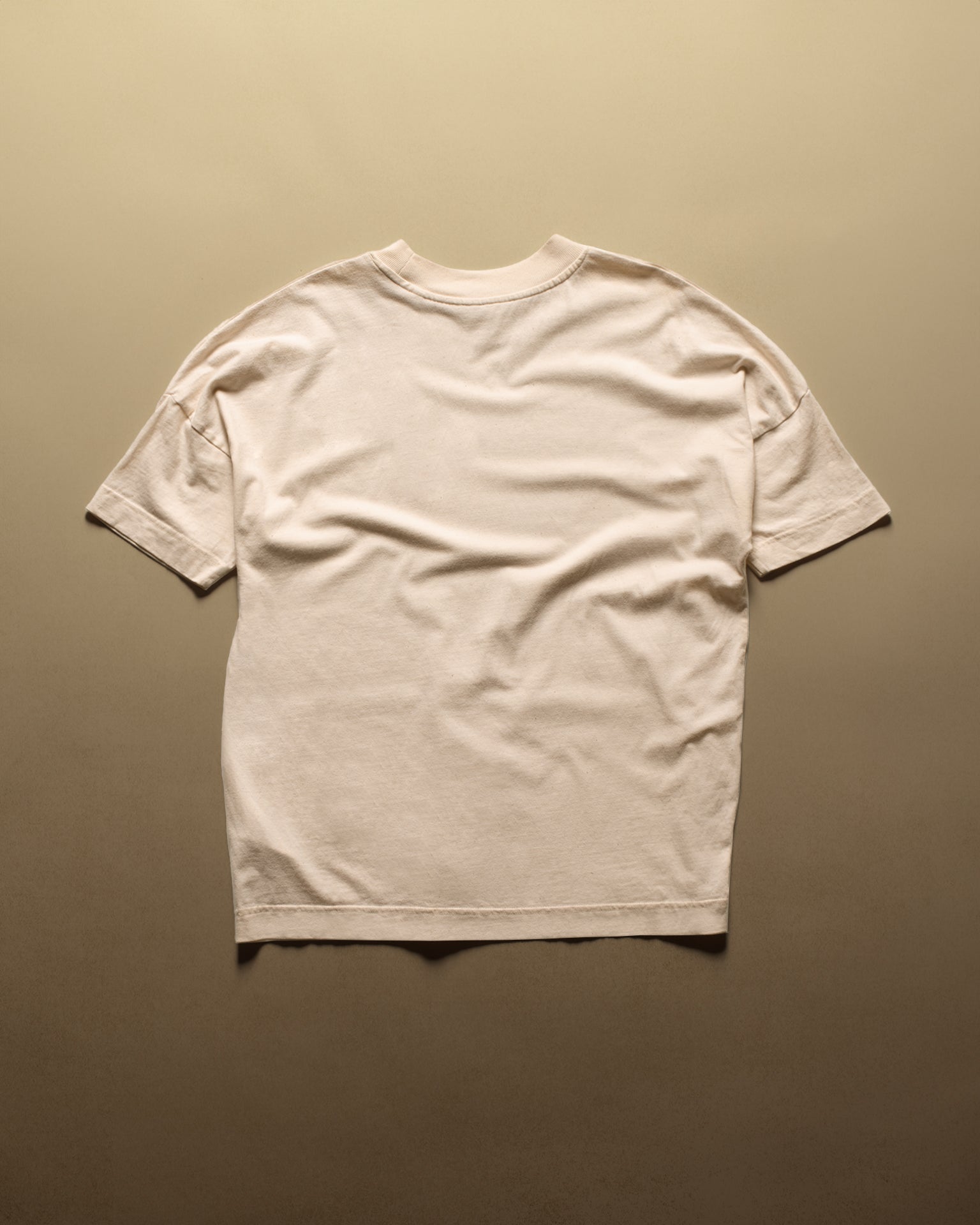 "Oversize T-Shirt Le Courtois de Hurbal Beige - französische Marke"

