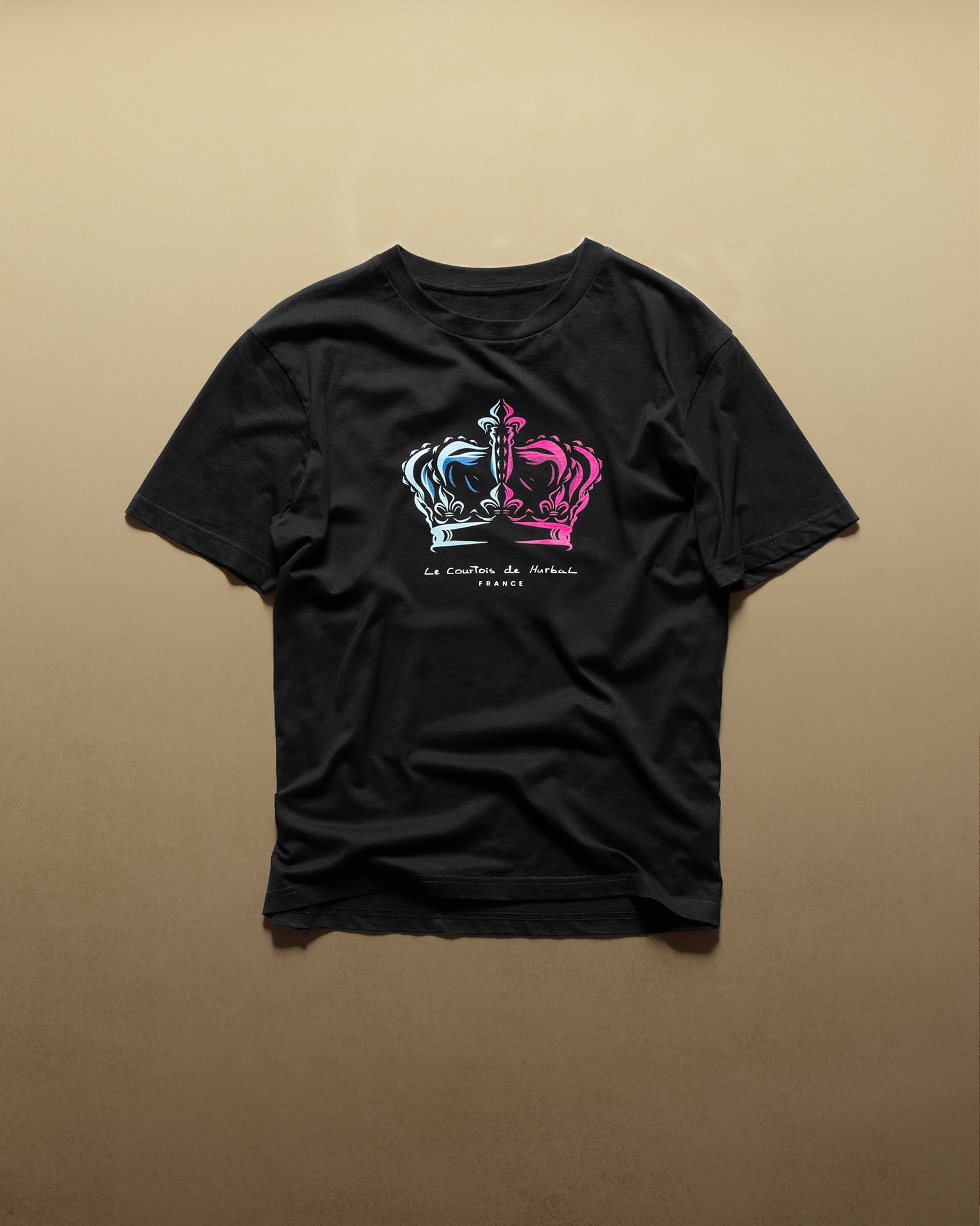 "T-Shirt Prince Le Courtois de Hurbal mit Krone - französische Marke"