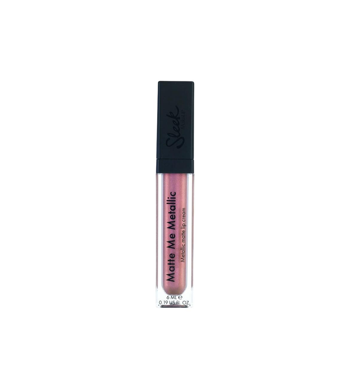 Sleek Makeup Matte Me Metallic Lip Cream - Volcanic