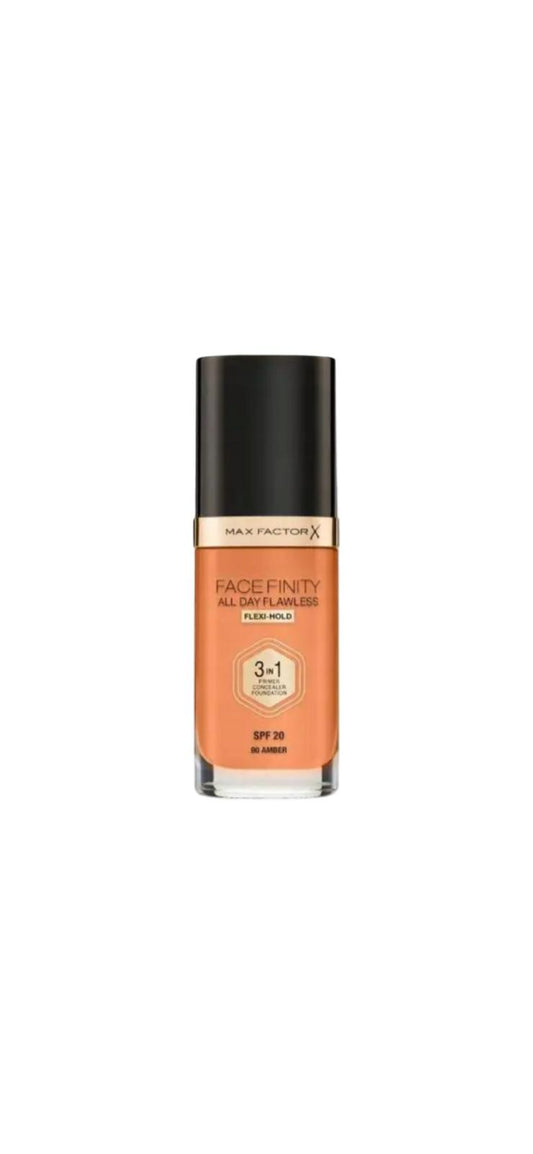 Max Factor Facefinity All Day Flawless Make-up Foundation SPF 20 90 Amber