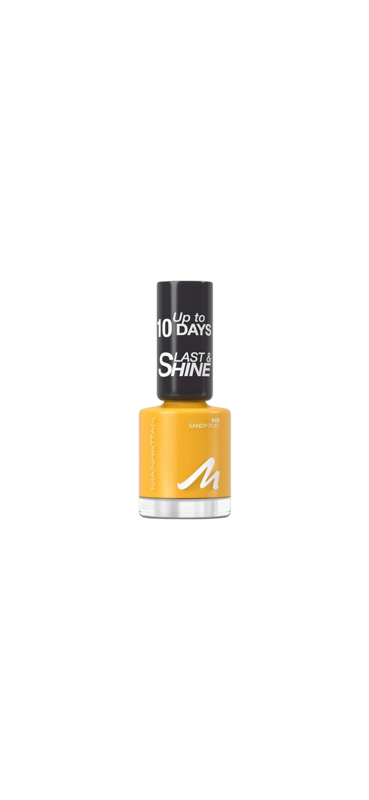 LAST & SHINE Nagellack Sandy Toes 560 - 8ml für perfekten Glanz