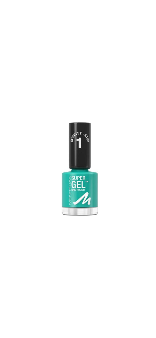 MANHATTAN Super Gel Nail Polish, 12ML NEVER BLUE 98