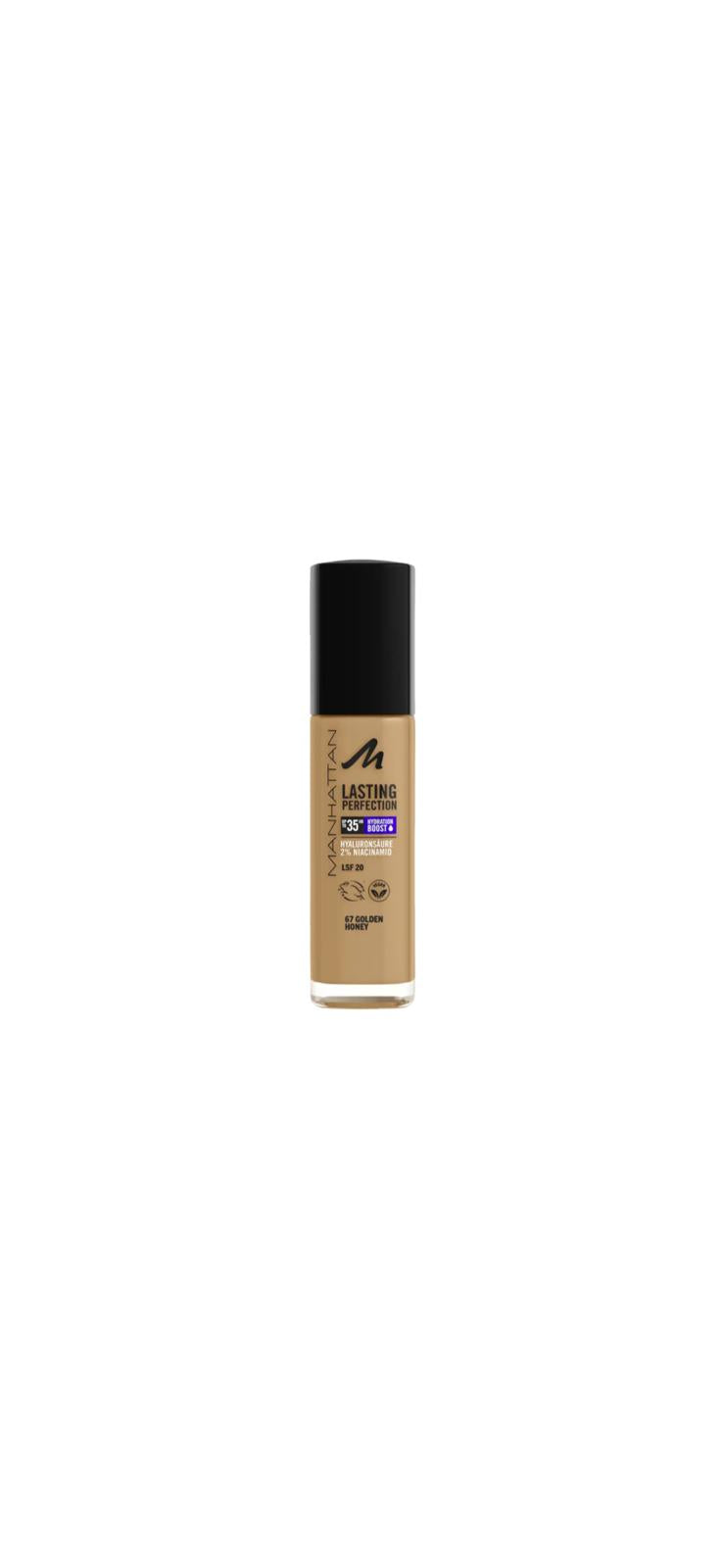 Manhattan Lasting Perfection Foundation Nr. 67 - Golden Honey für einen makellosen Teint