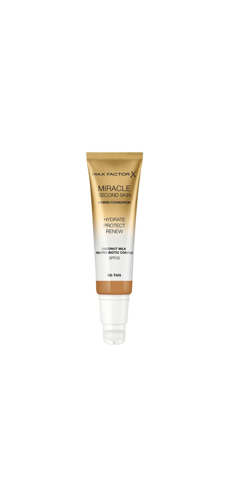 Max Factor Miracle Second Skin Hybrid foundation LSF 20 - 09 TAN
