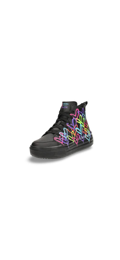 Skechers Hyperlift - Love Daz Schnürstiefeletten für Mädchen in Schwarz
