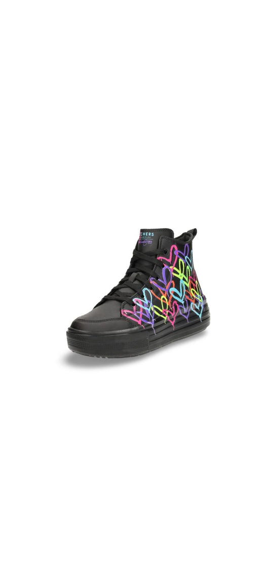 Skechers Hyperlift - Love Daz Schnürstiefeletten für Mädchen in Schwarz