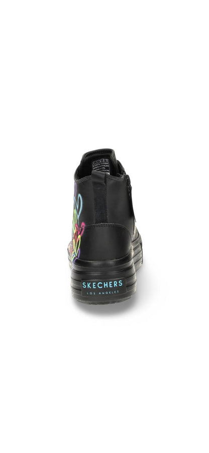 Skechers Hyperlift - Love Daz Schnürstiefeletten für Mädchen in Schwarz