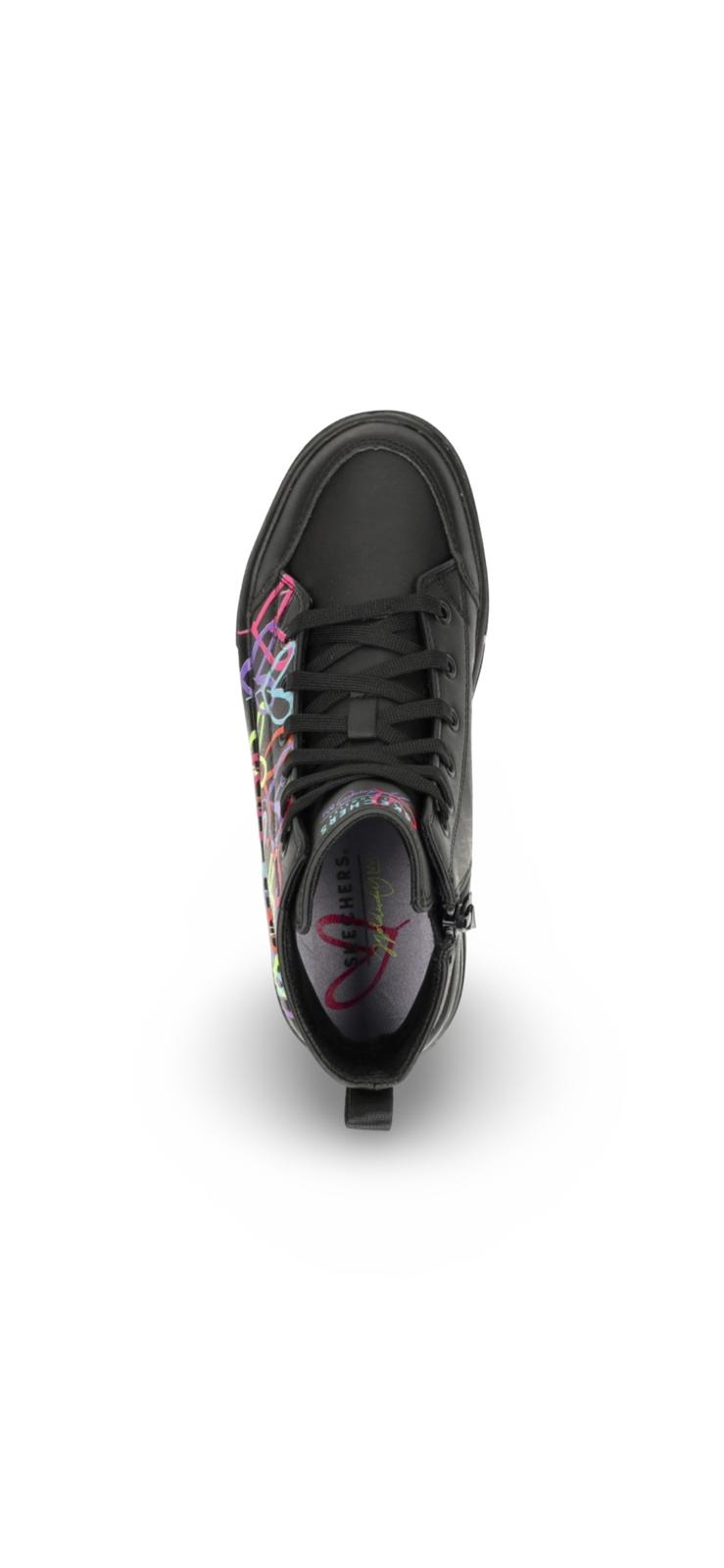 Skechers Hyperlift - Love Daz Schnürstiefeletten für Mädchen in Schwarz