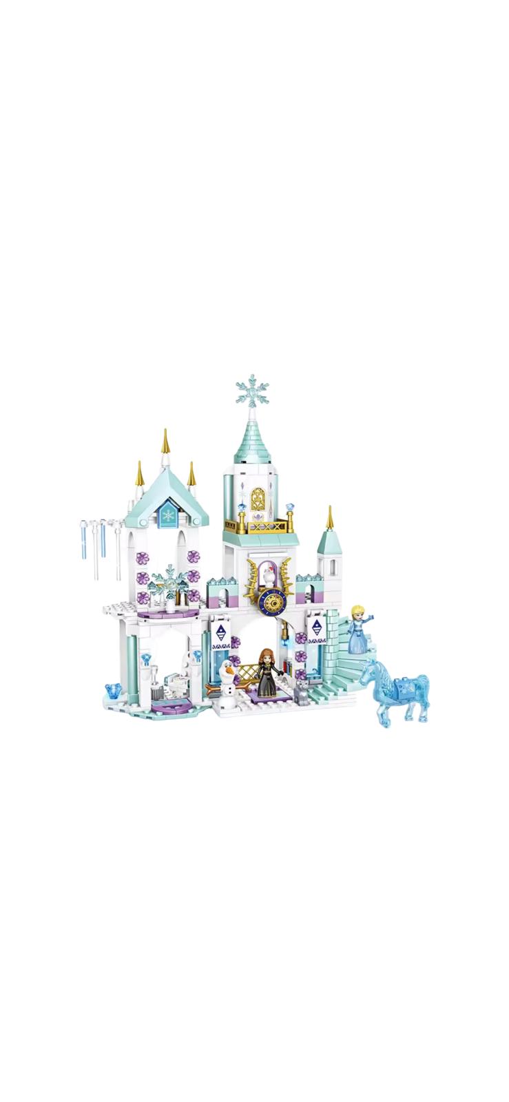 365pcs Spielzeug Bausatz Film Gefroren Elsa Schloss Spiel Geschenk