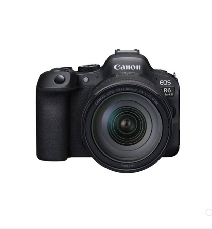 CANON EOS R6 Mark II Systemkamera Body + RF 24-105mm F4 L IS USM – Schwarz