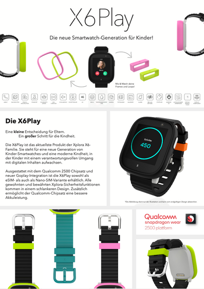 Xplora X6 Play Kinder Smartwatch 51mm