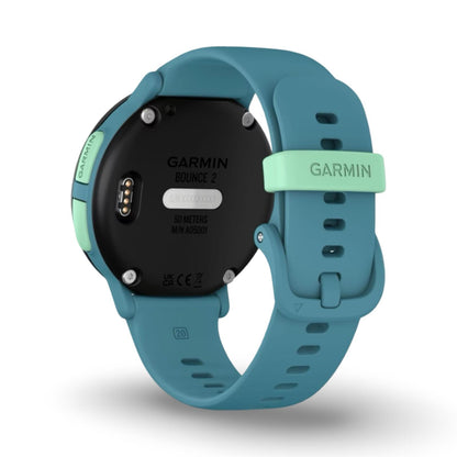 Garmin Bounce 2 Türkis 4G - 43 mm Smartwatch für aktive Nutzer