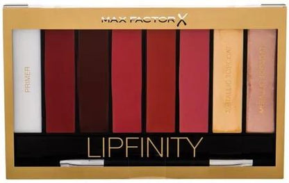 MAX FACTOR LIPFINITY PALETTE REDS 04 12G FREE SHIPPING