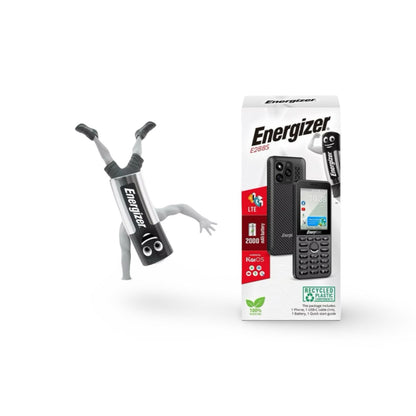 Energizer Mobiltelefon für ältere Erwachsene E288S Quad Core 4 GB RAM Schwarz