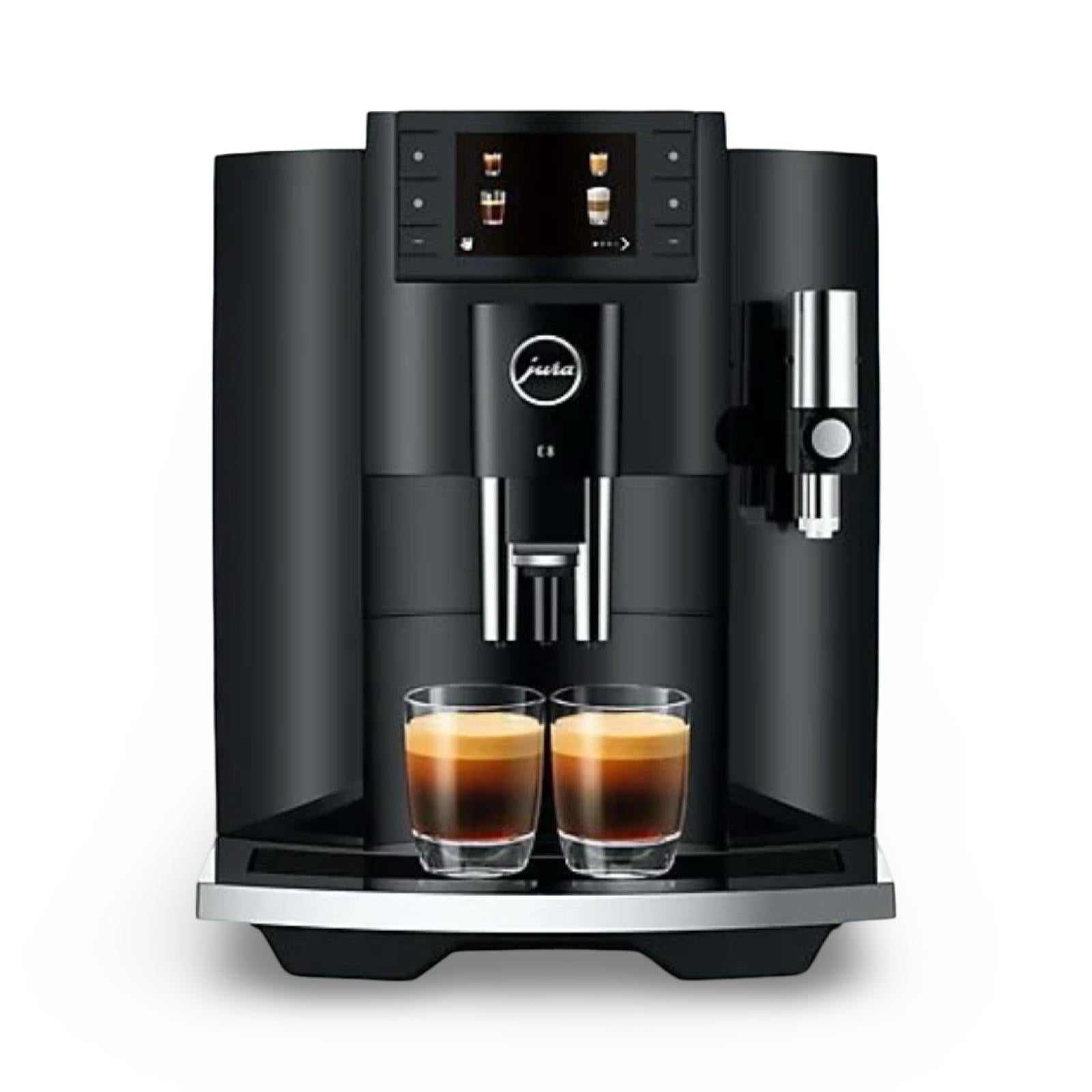JURA E8 Kaffeevollautomat Piano Black (SC)