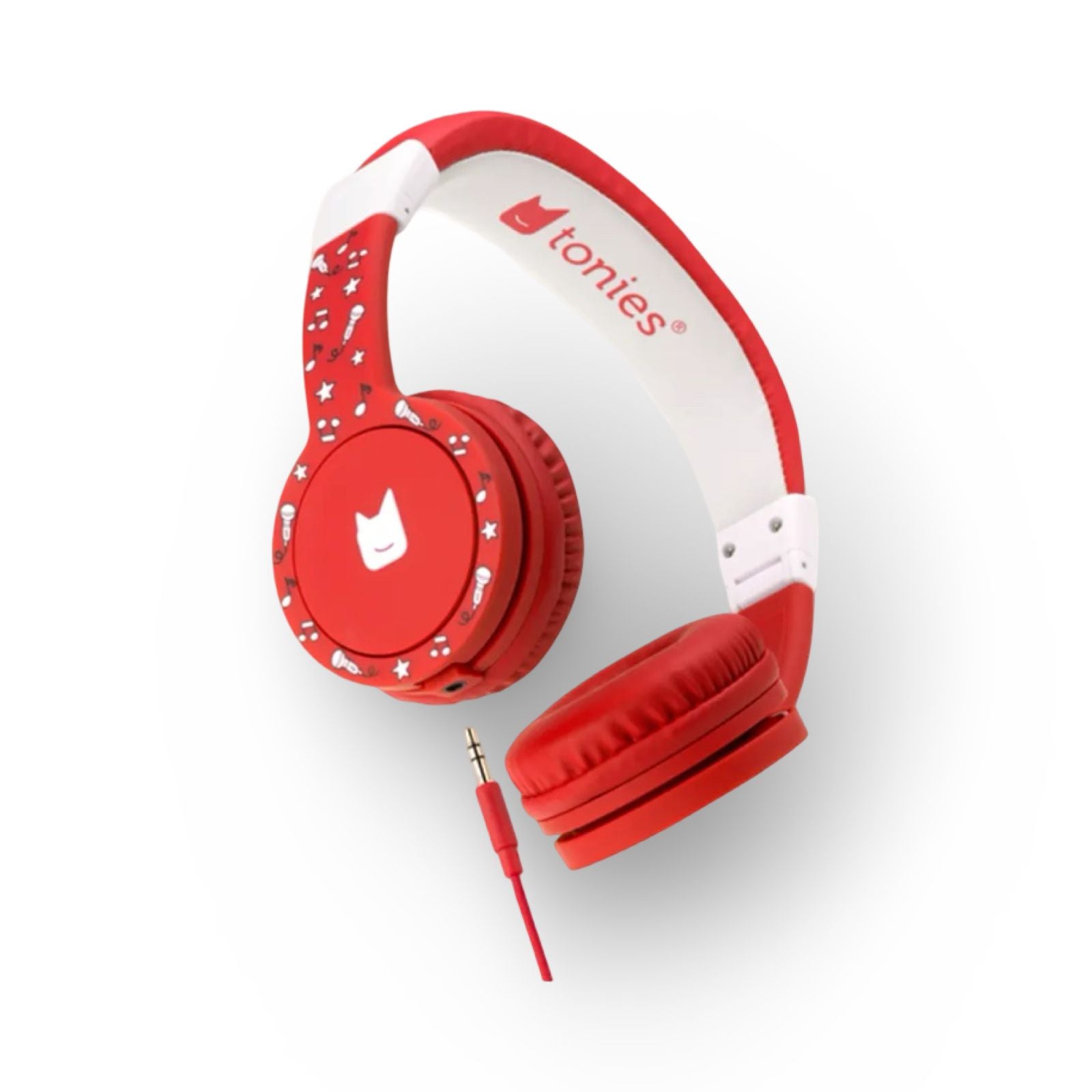 Tonie-Lauscher Kinder On-Ear Kopfhörer 85dB in Rot