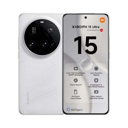 XIAOMI 15 Ultra 512 GB Weiß Dual SIM - Spitzenleistung und elegantes Design