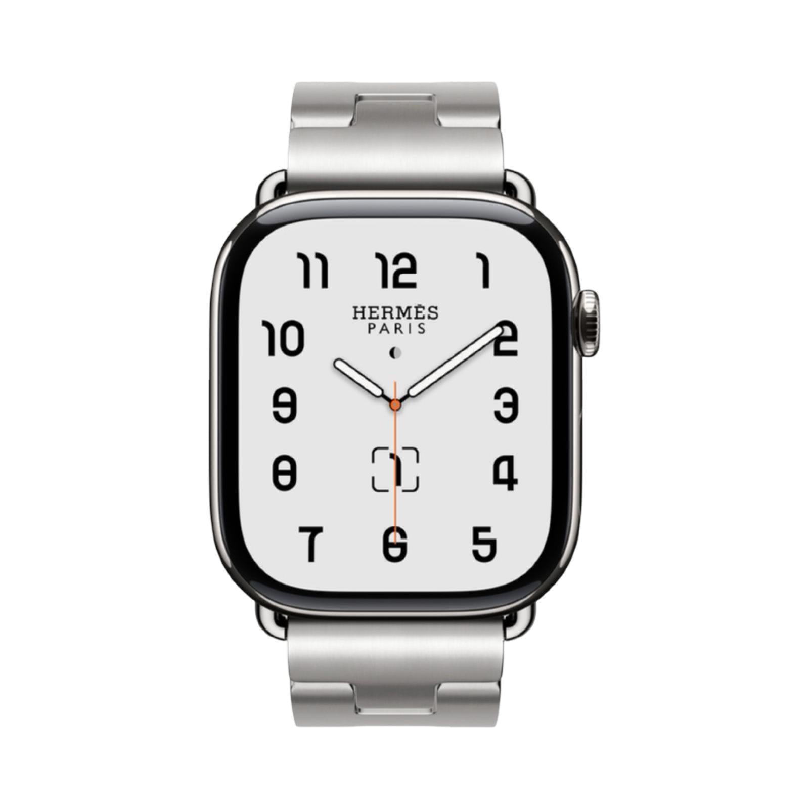 Apple Watch Hermès Series 11 Silber Titan GPS + Cellular, 46 mm Titangehäuse