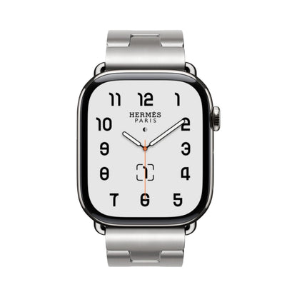 Apple Watch Hermès Series 11 Silber Titan GPS + Cellular, 46 mm Titangehäuse