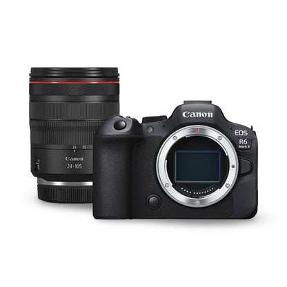 CANON EOS R6 Mark II Systemkamera Body + RF 24-105mm F4 L IS USM – Schwarz