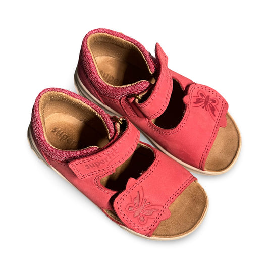 Superfit LAGOON - Rosa Sandale mit Klettverschluss GR 24