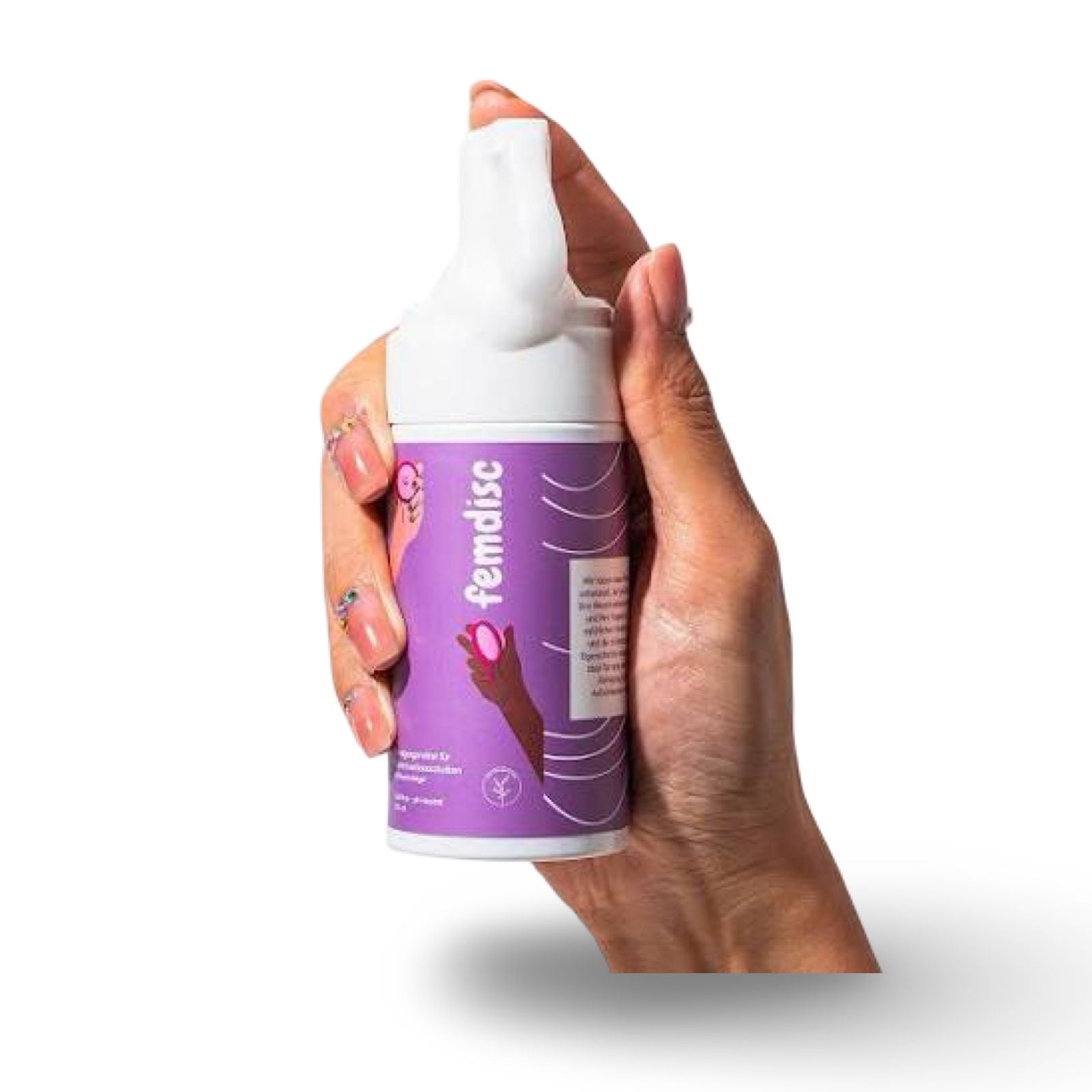 "Femdisc Reinigungsseife 100ml mit Schaumaufsatz - pH-neutrale Seife"