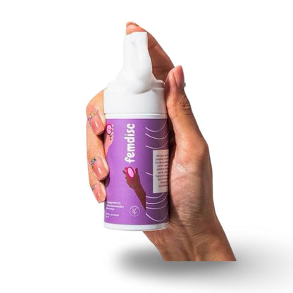 "Femdisc Reinigungsseife 100ml mit Schaumaufsatz - pH-neutrale Seife"