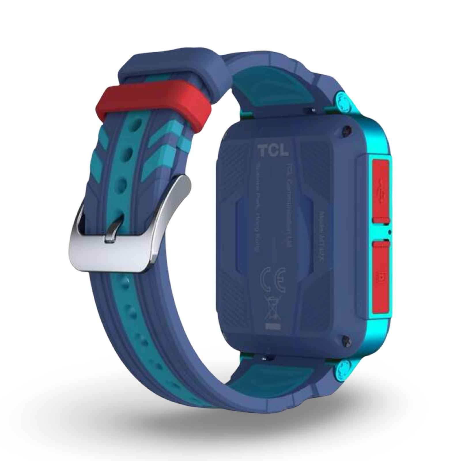 TCL Movetime Familie MT42X Uhr Speed Blue - 48,5 mm, Kunststoff, Blau