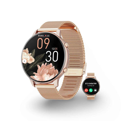 Aimiuvei G37 Smartwatch Gold – Stilvolle Fitnessuhr mit intelligenten Funktionen