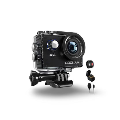 GOOKAM Unterwasserkamera 4K 20MP 40M