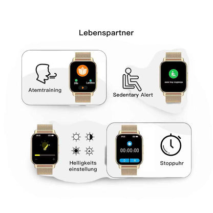 POPGLORY P66 Smartwatch für Damen - Stylish und Funktional