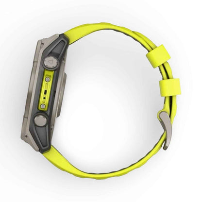 GARMIN Fenix 8 Solar Sapphire (51 mm, One Size, Silber, Titan, Titan)