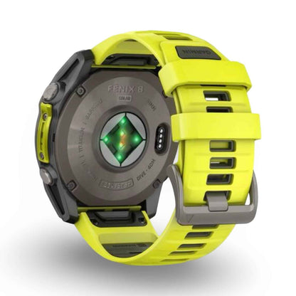 GARMIN Fenix 8 Solar Sapphire (51 mm, One Size, Silber, Titan, Titan)