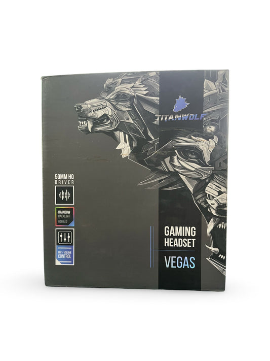 Gaming-Headset Titanwolf PC Kopfhörer 7.1