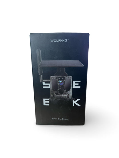 WOLFANG Wildkamera, 2.5K 4G LTE Live Solar Übertragung