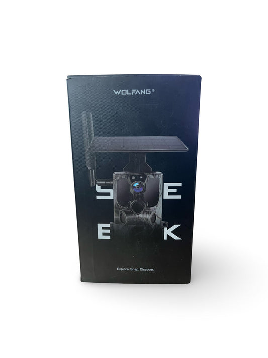 WOLFANG Wildkamera, 2.5K 4G LTE Live Solar Übertragung