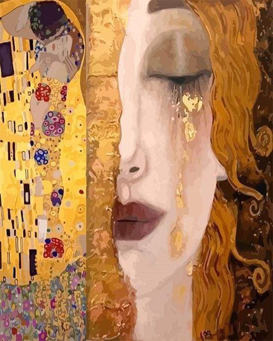 DIY Malen nach Zahlen Klimt - Gustav Klimt Kunstwerk Set
